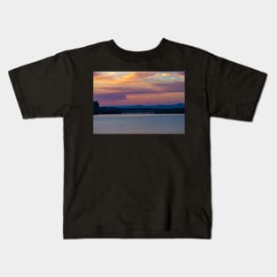 Railroad Bridge over Lake Hartwell Kids T-Shirt